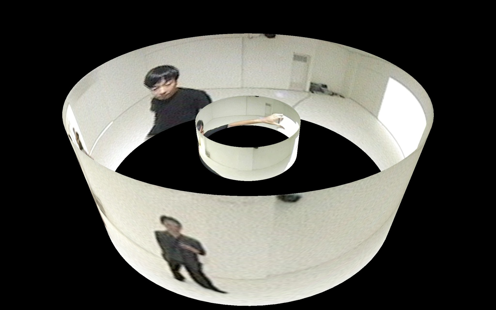 Masaki Fujihata, Morel´s Panorama, 2003. Computerbasierte interaktive Installation 