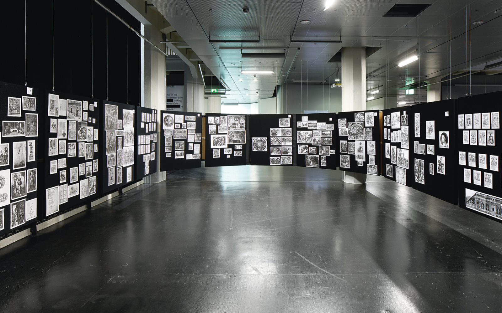 View of the exhibition »Aby Warburg. Mnemosyne Bilderatlas