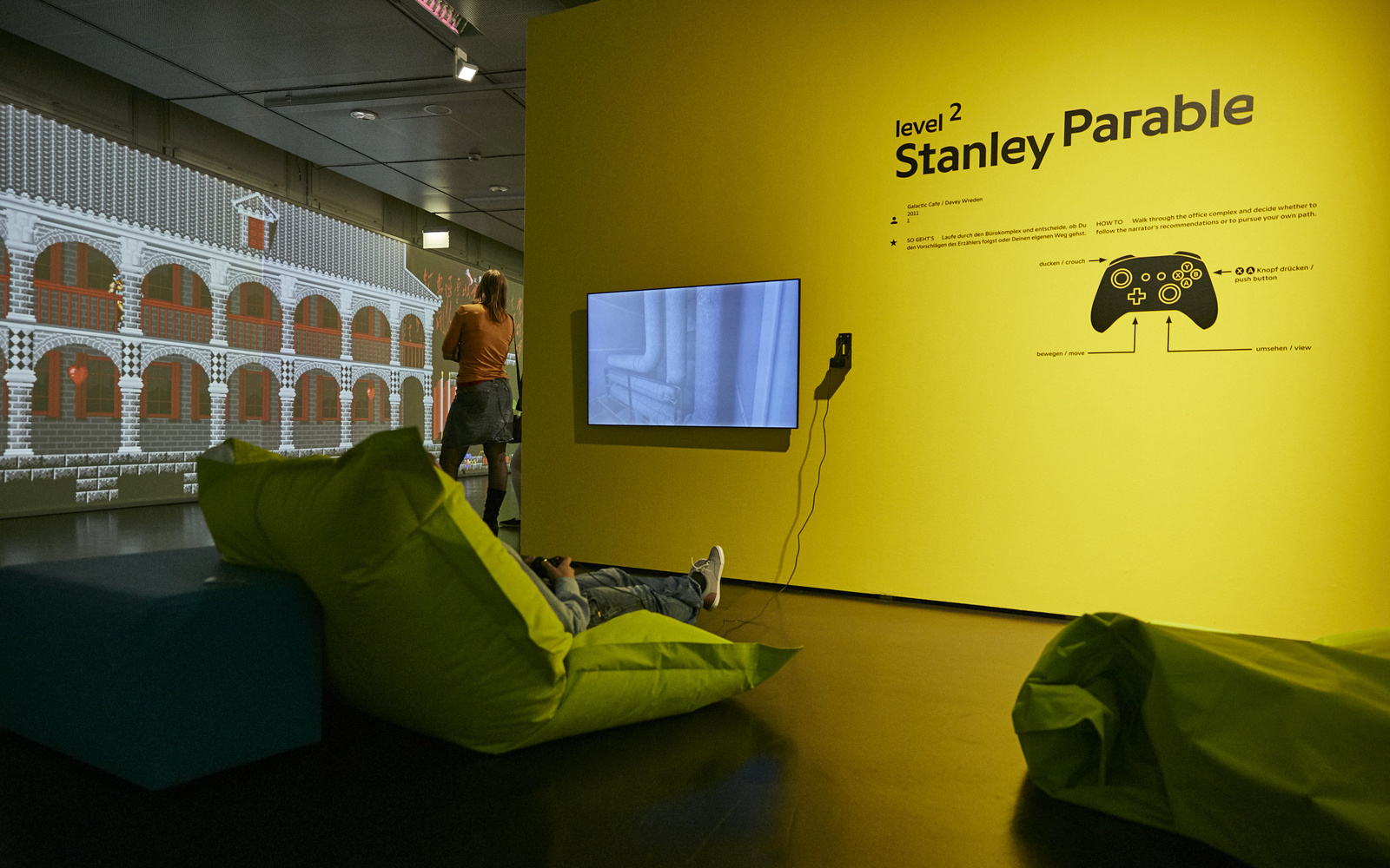 Blick in die Ausstellung »zkm_gameplay. the next level«