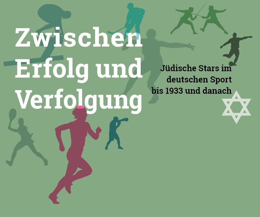 Plakat »Zwischen Erfolg und Verfolgung«