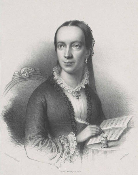 Portrait der Komponistin Emilie Mayer