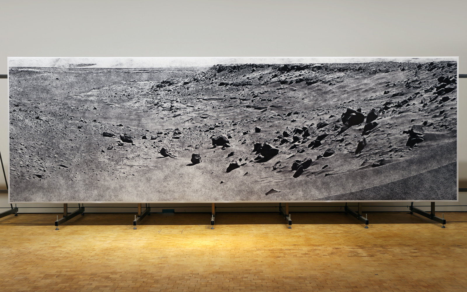 Big picture of a moonscape