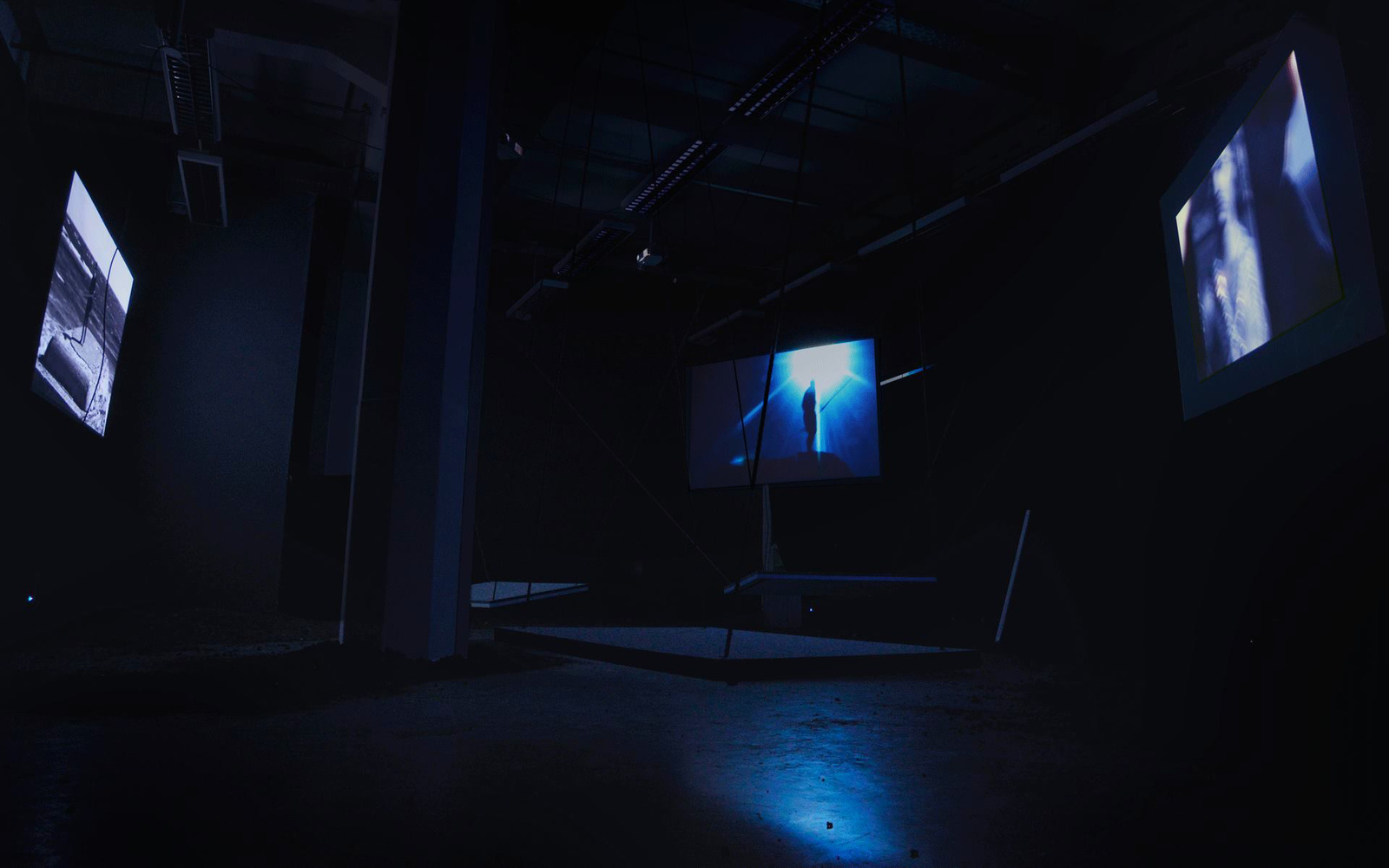 Installationsansicht "SF Mode" von Lukas Rehm