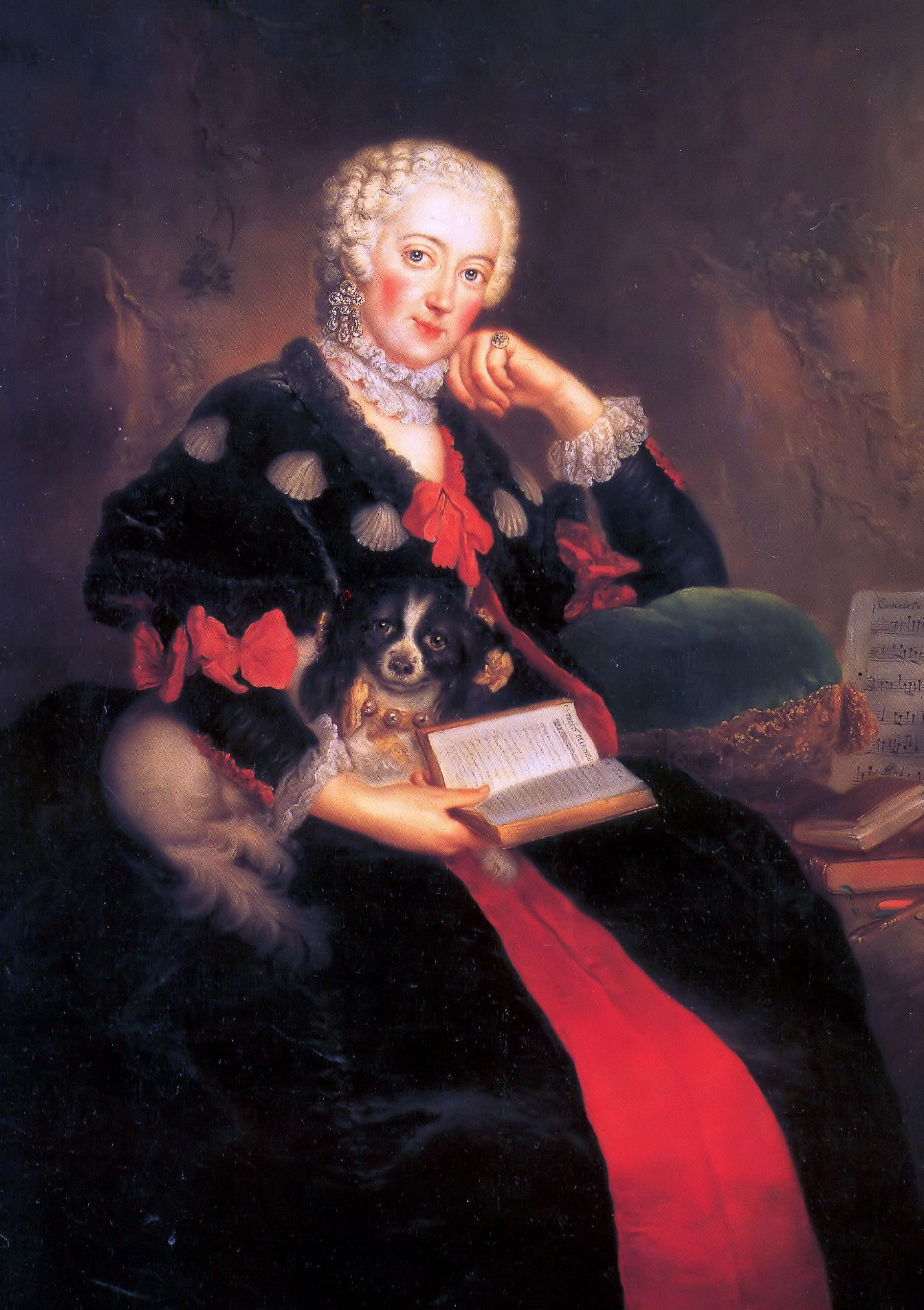Gemälde der Komponistin Wilhelmine von Bayreuth