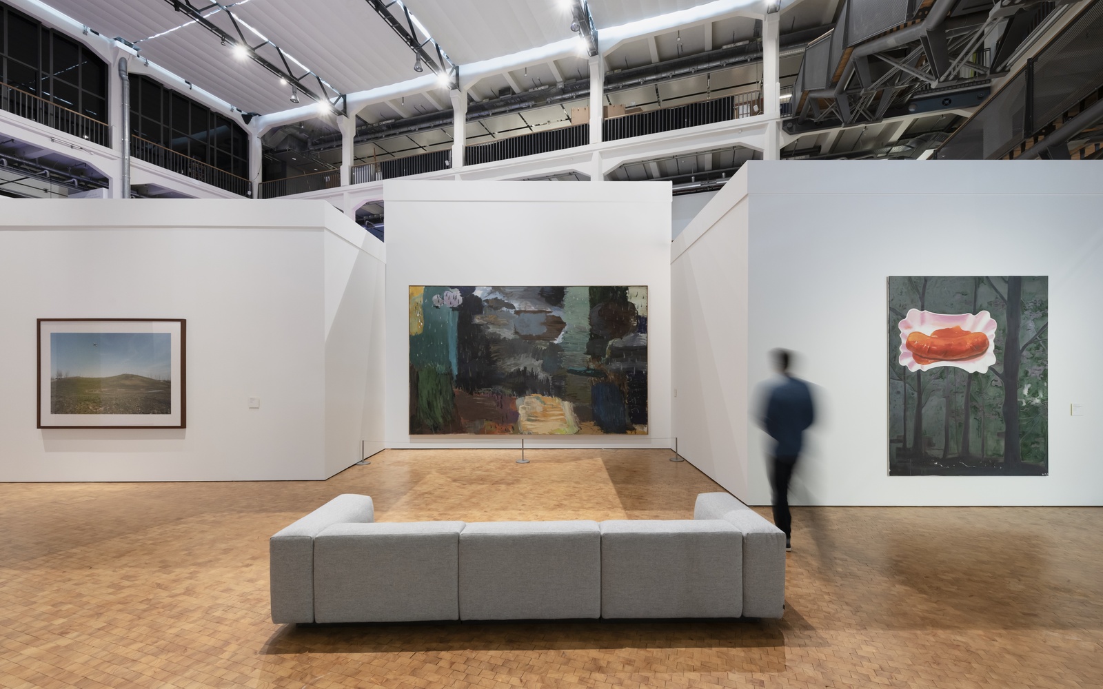 Blick in die Ausstellung »Writing the History of the Future«