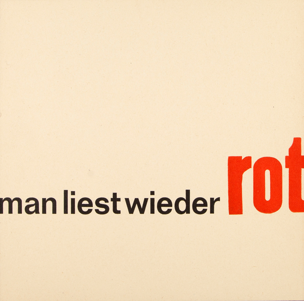rot (Plakat) - o.A
