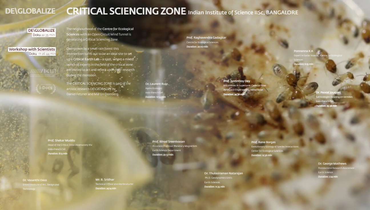 Screenshot »Critical Zones« Ausstellung 