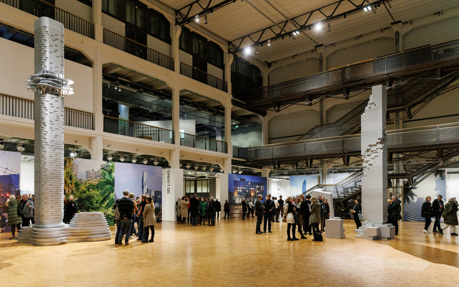 Ausstellungsansicht ole scheeren : spaces of life im ZKM | Zentrum für Kunst und Medien Karlsruhe, 2022. 