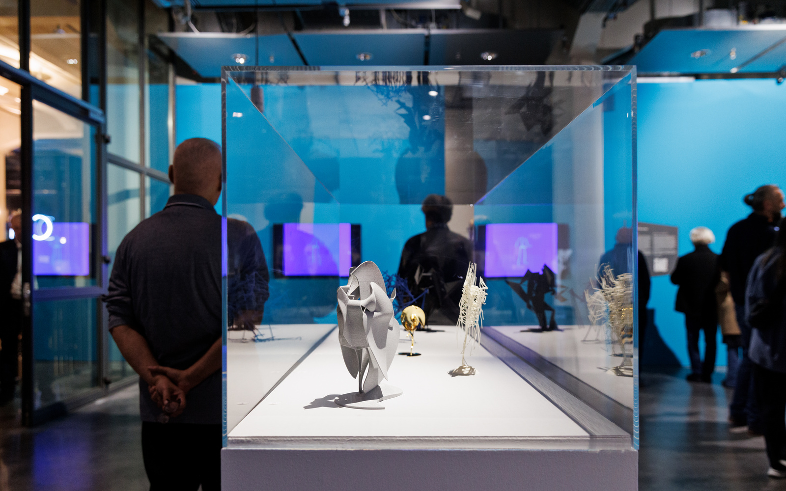 Exhibition view »Analivia Cordeiro. From Body to Code« at ZKM | Center for Art and Media Karlsruhe, 2023. 