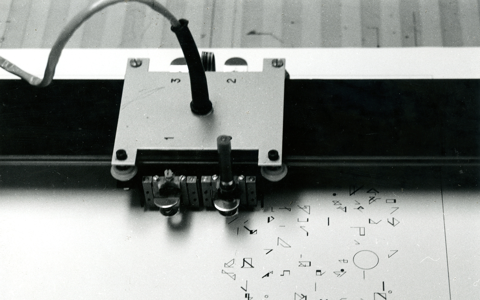 Benson Plotter in der Centre de Calcul de la Météorologie National