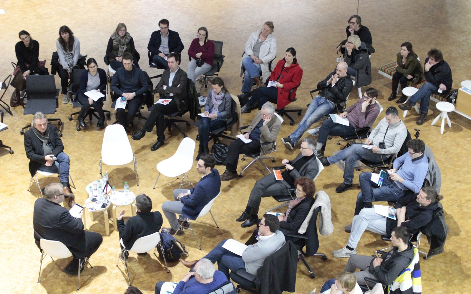 View of the discussion round from above