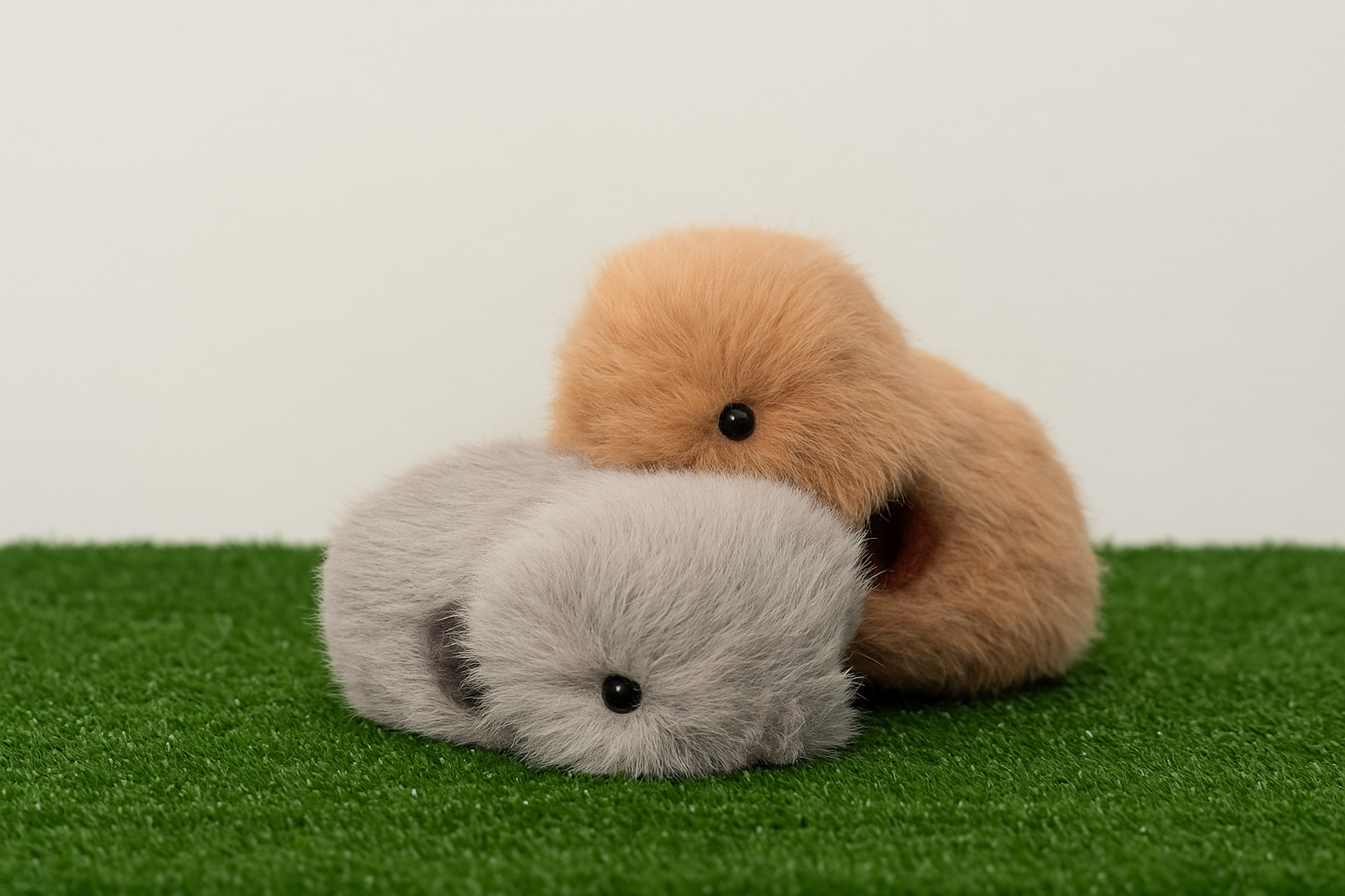 Zu sehen sind zwei Figuren, die Hamstern ähneln. 