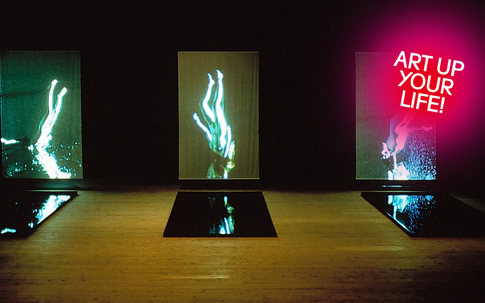 Zu sehen ist das Werk Stations von Bill Viola  