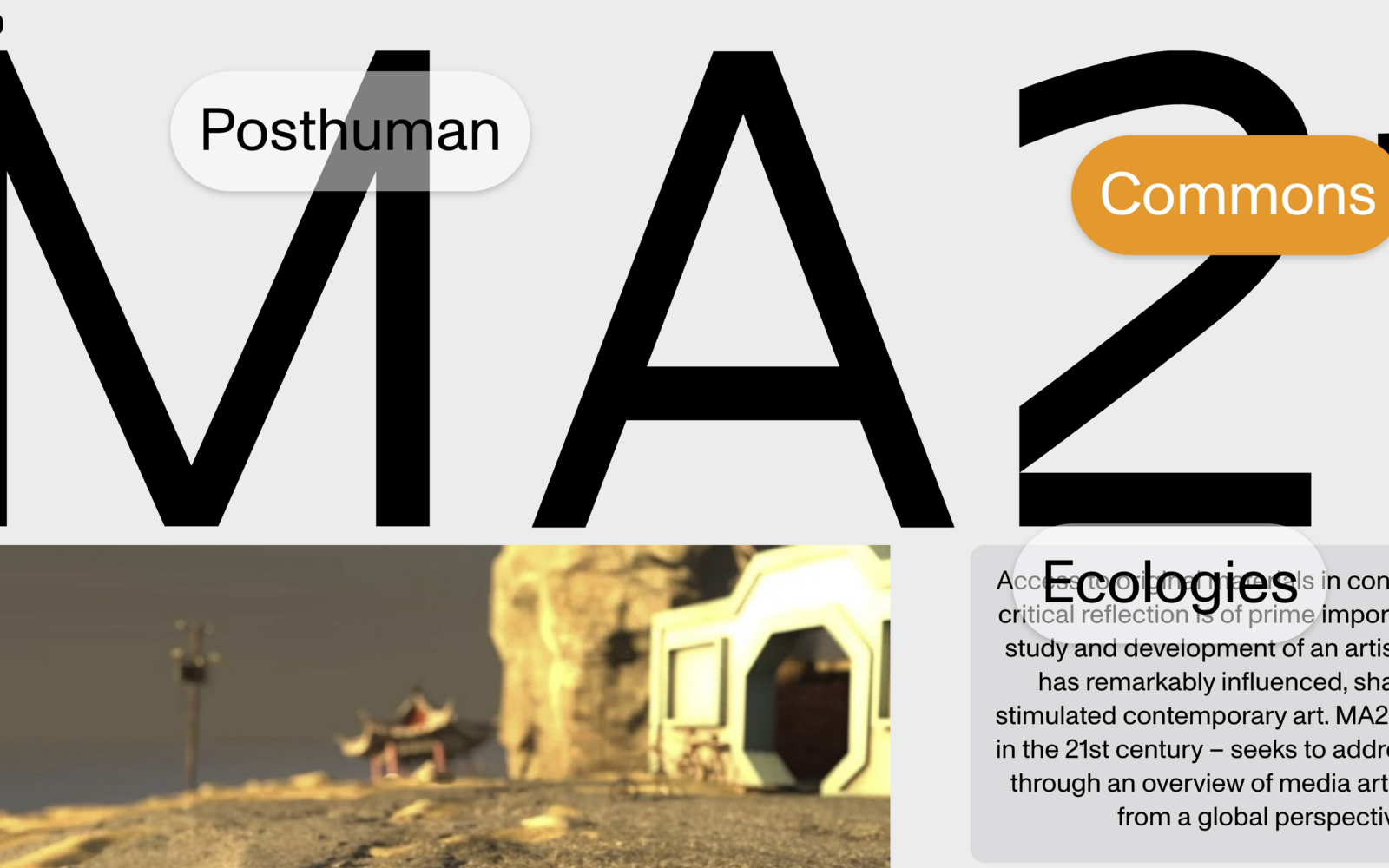 The image shows a screenshot of the MA21 page.