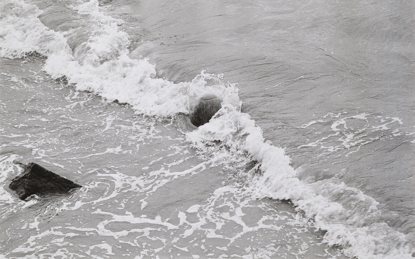 Während der Dreharbeiten zu Barry Flanagans ›A Hole in the Sea‹, Scheveningen, Niederlande, Februar 1969