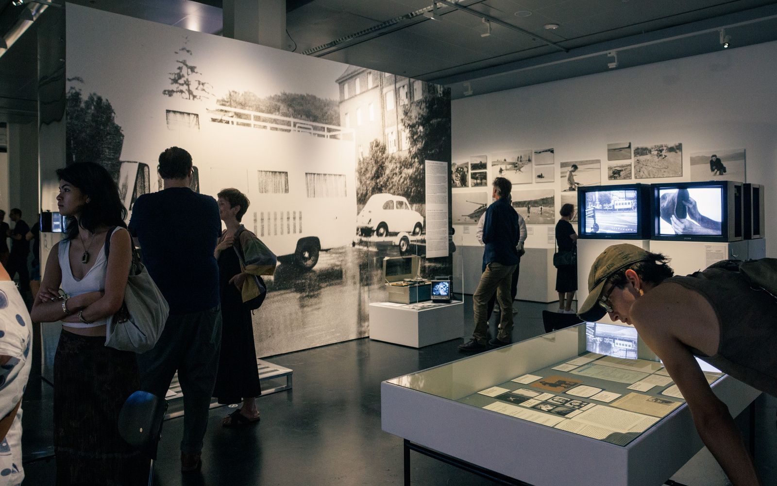 A view from the exhibition "The Television as Gallery"