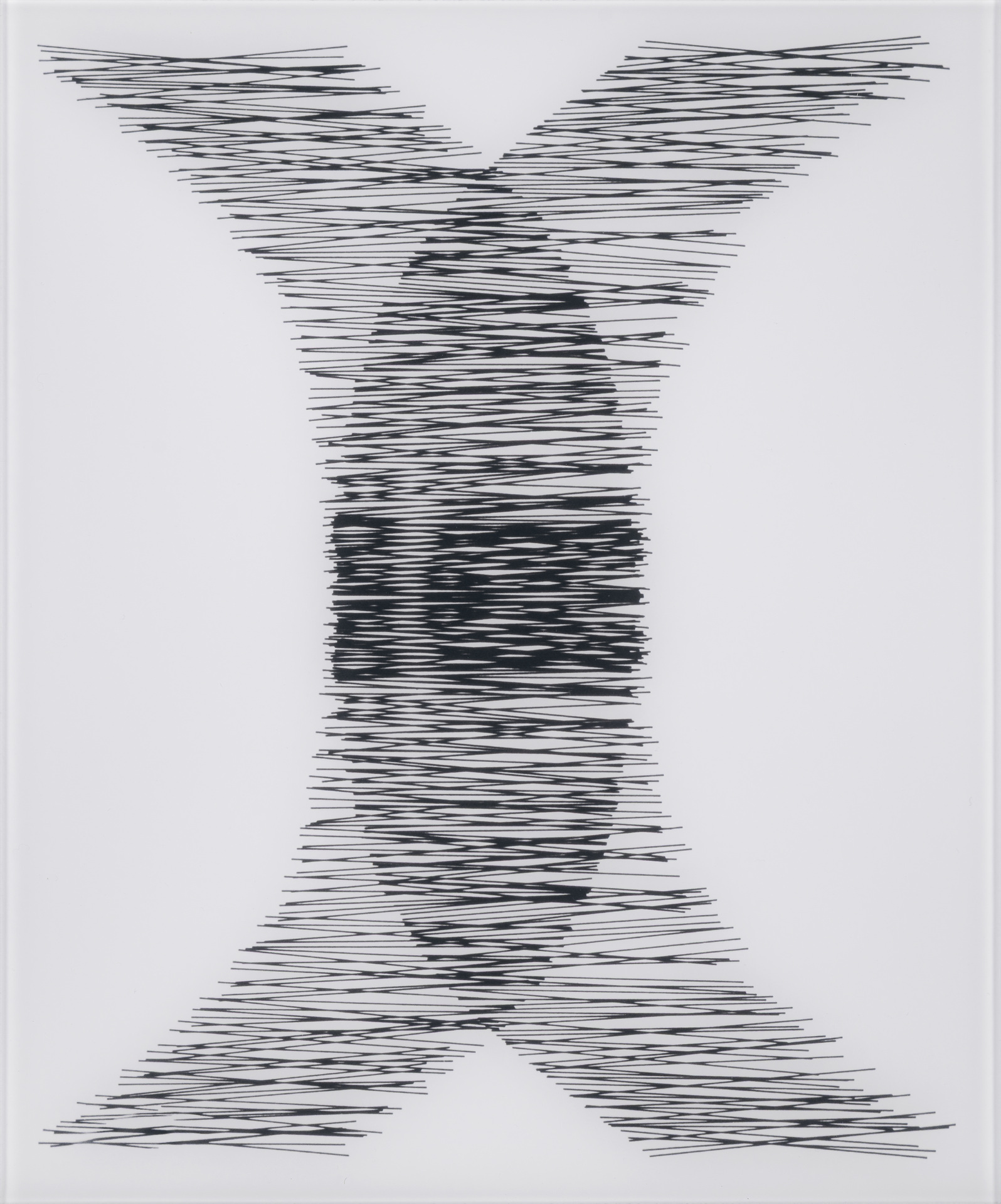Random superposition and explosion of straight lines
