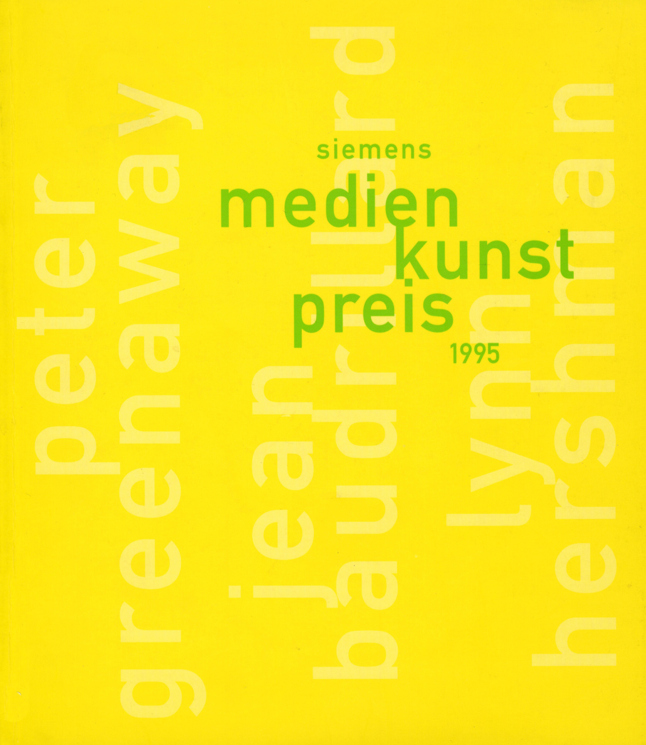 Cover of the publication »Siemens Medienkunstpreis 1995«