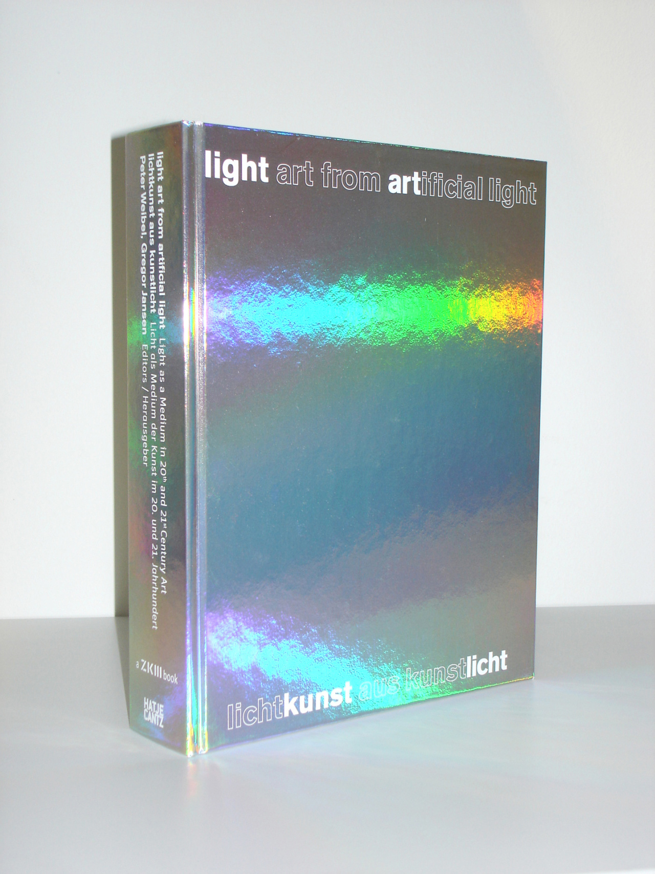 Cover of the publication »Lichtkunst aus Kunst Licht / Light Art from Artificial Light«