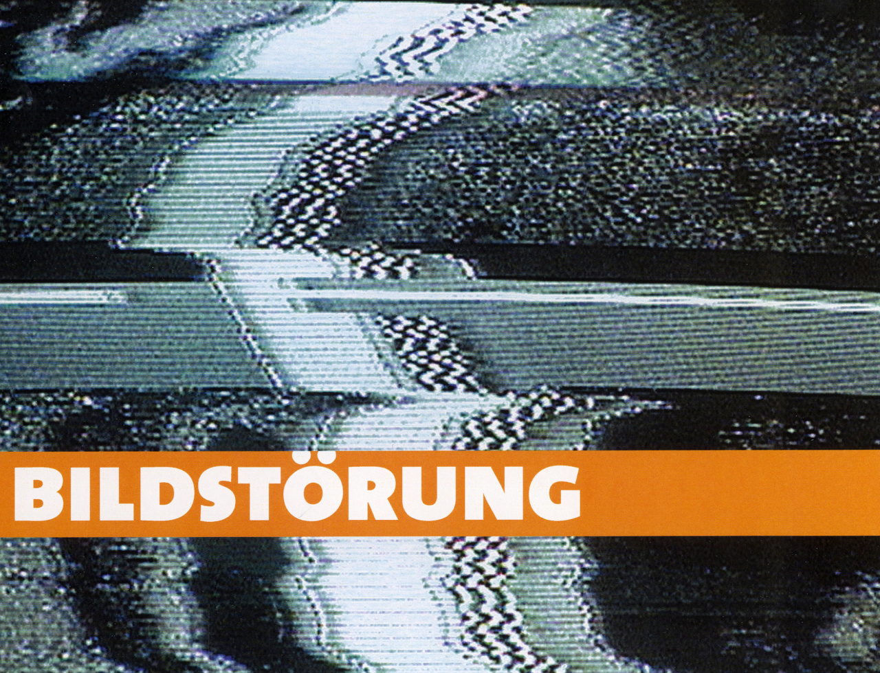 Cover der Publikation »Bildstörung. Videokunst der 90er und der Jahrhundertwende. Internationaler Medienkunstpreis 2002«