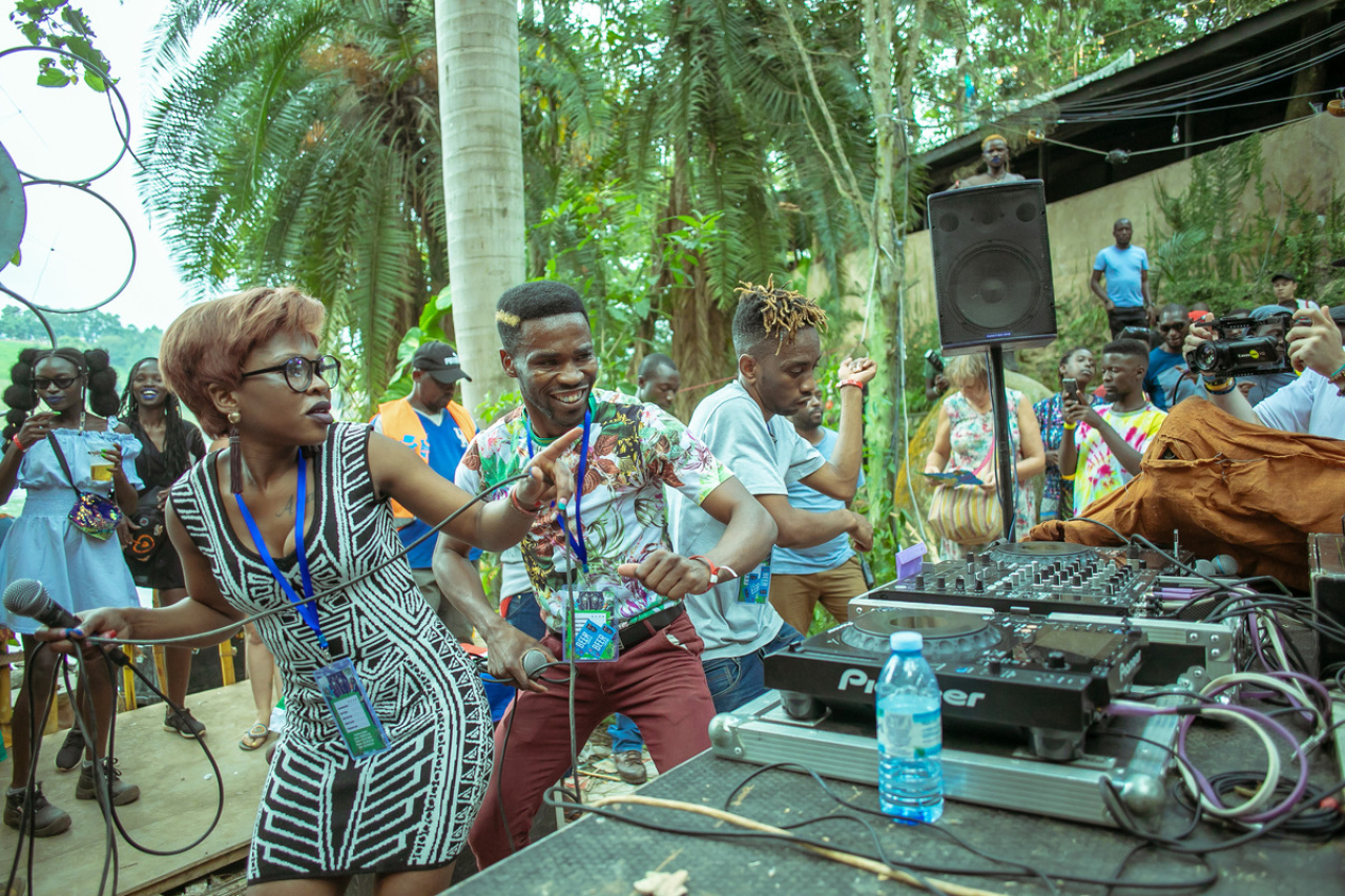 Performance of Phelimuncasi at the Nyege Nyege Festival