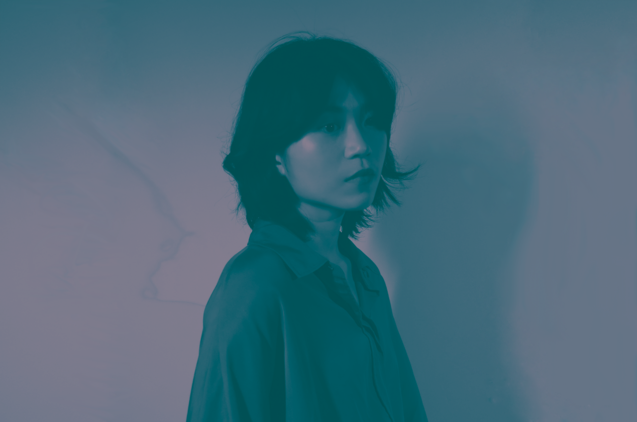 You can see a portrait photo of a person. 