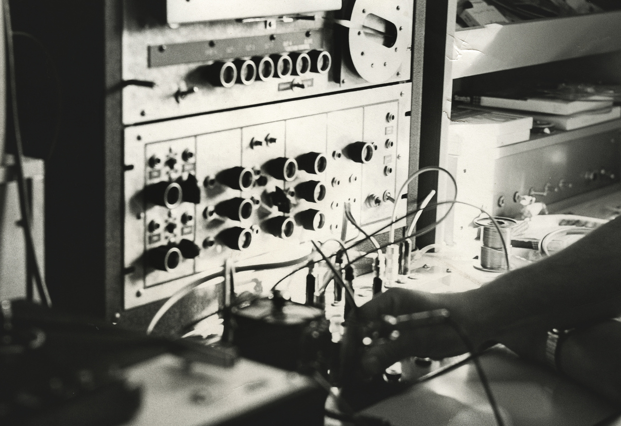 Harald Bode in seinem Studio