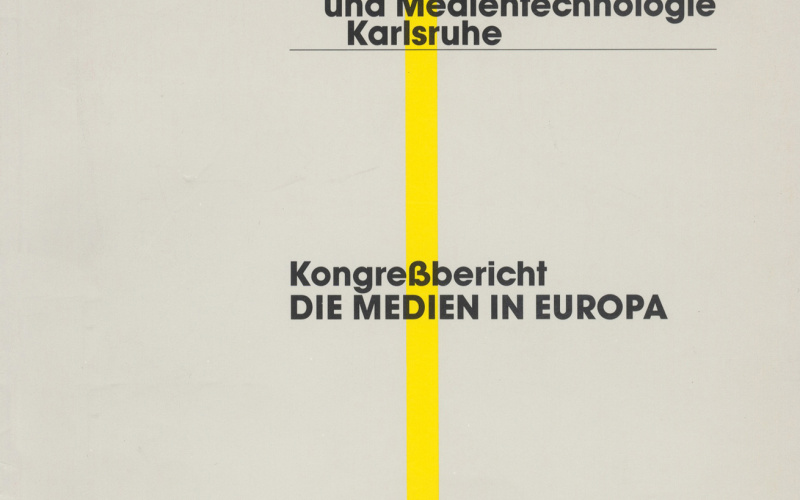 Cover of the publication »Die Medien in Europa«