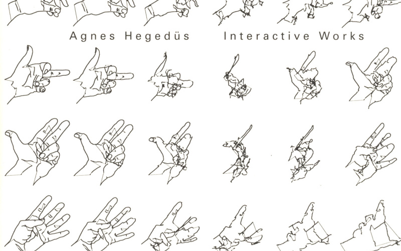 Cover der Publikation »Agnes Hegedüs: Interactive works«
