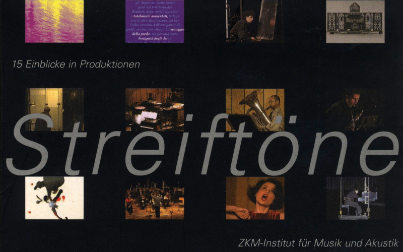 Cover der Publikation »Streiftöne. 15 Einblicke in Produktionen«
