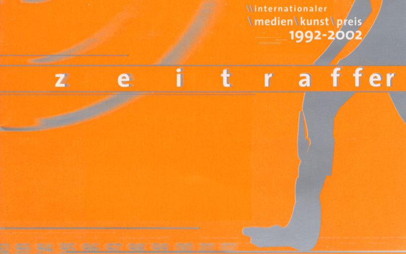 Cover of the publication »Zeitraffer / Time Lapse. Internationaler Medienkunstpreis 1992–2002«