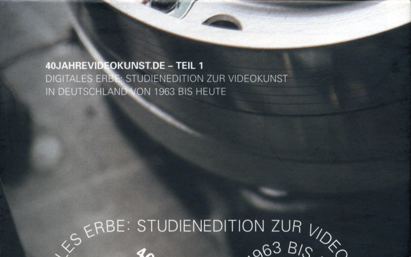 Cover der Publikation »40jahrevideokunst.de – Teil 1 / 40yearsvideoart.de – Part 1«