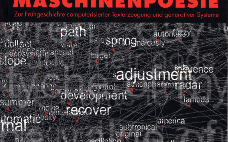 Cover der Publikation »Poesiemaschinen. Maschinenpoesie«