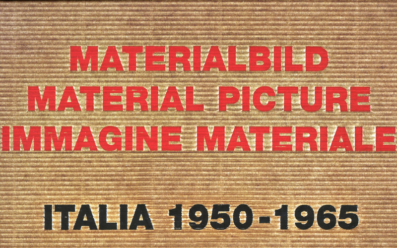 Cover of the publication »Materialbild / Material picture / Immagine materiale«