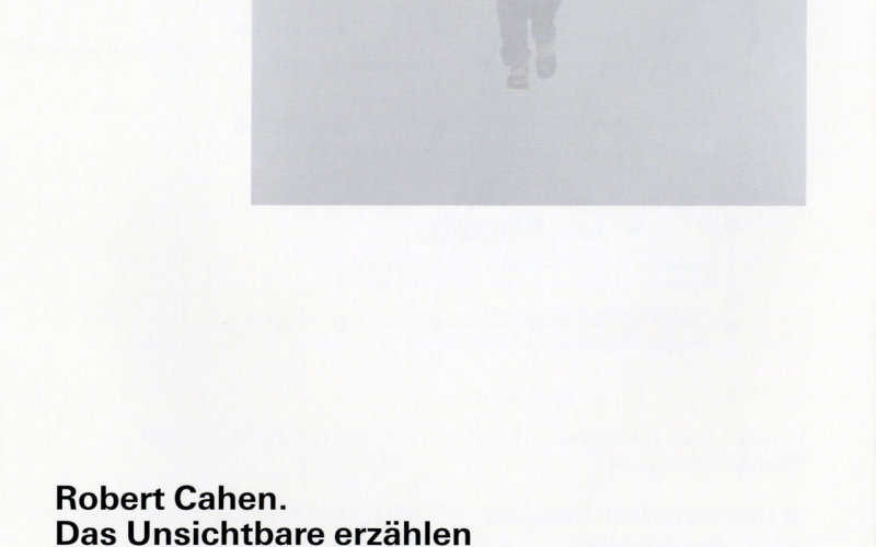 Cover of the publication »Robert Cahen: Das Unsichtbare erzählen«