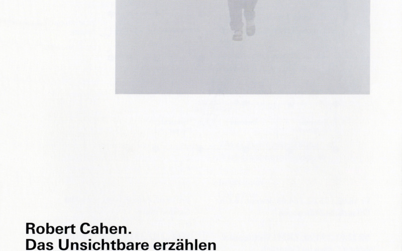 Cover der Publikation »Robert Cahen: Das Unsichtbare erzählen«