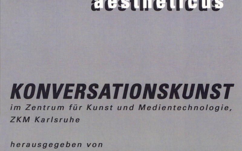 Cover der Publikation »Konversationskunst«