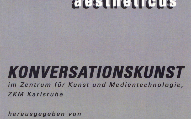 Cover of the publication »Konversationskunst«