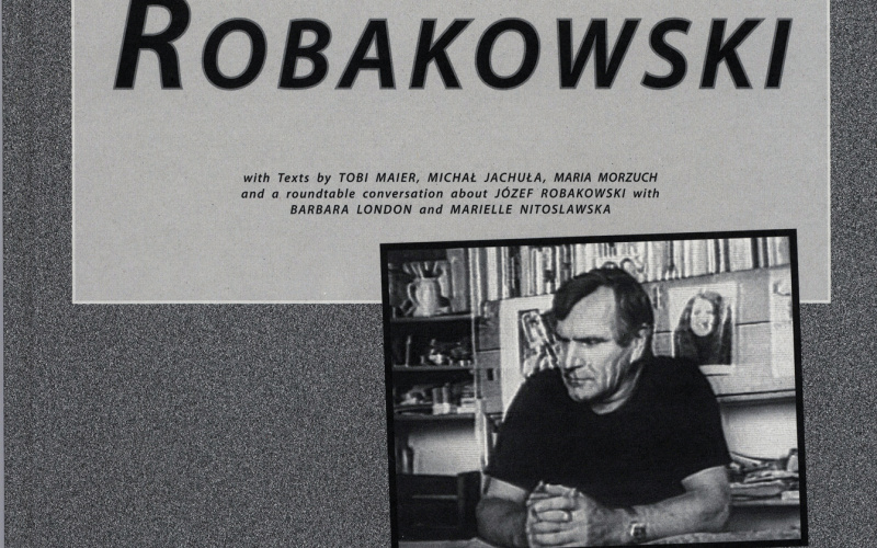 Cover of the publication »Józef Robakowski«