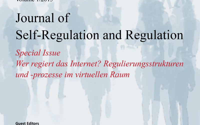 Cover of the Journal of Self-Regulation and Regulation