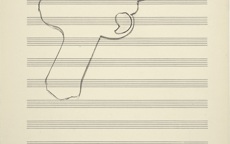 Gerhard Rühm, »aus der Serie VISUELLE MUSIK« -  countrymusic