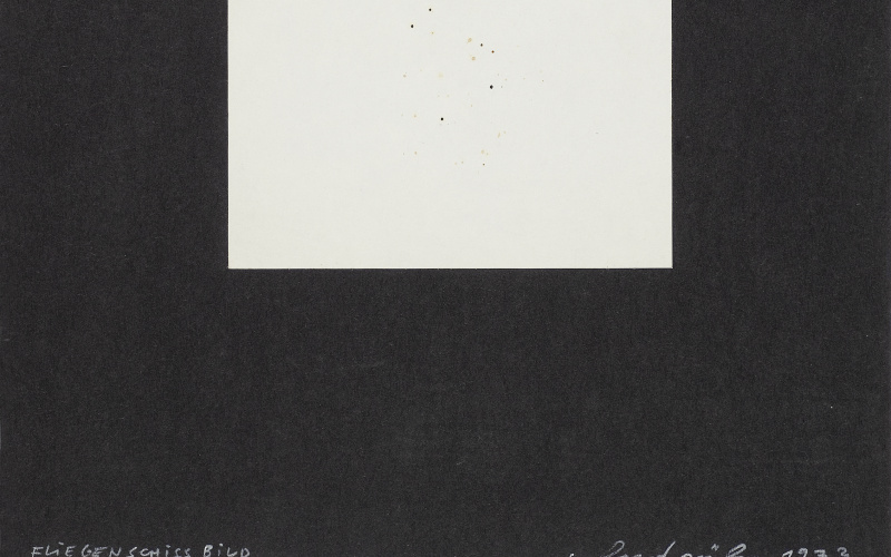 Gerhard Rühm, »aus der Serie TYPOCOLLAGEN« - fliegenschissbild