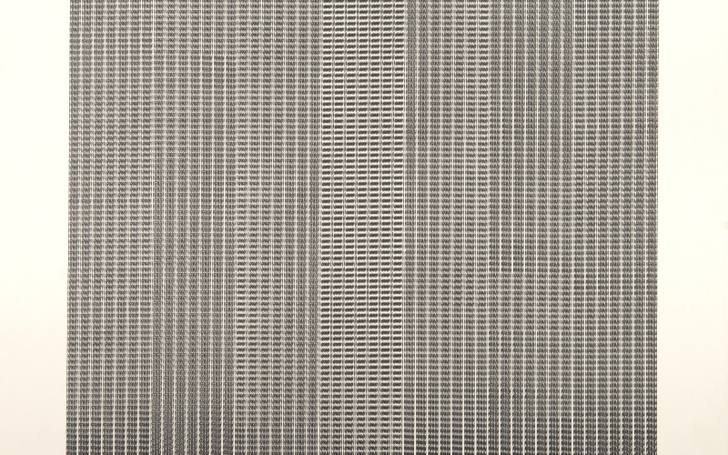 Hansjörg Mayer, »aus der Serie »Fortführungen« - ohne Titel