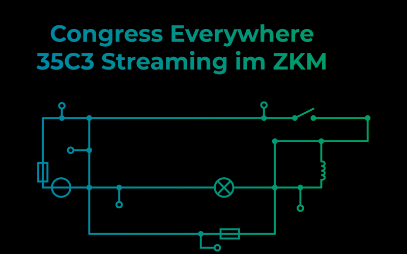 Congress Everywhere 35C3 Streaming at the ZKM 