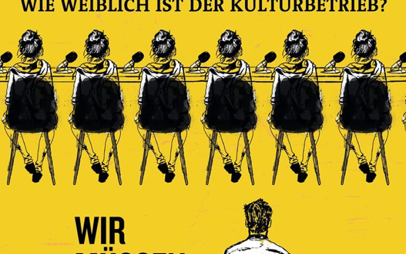 Poster of the theme day »Frauen im Ausschnitt« at the ARD radio play days.