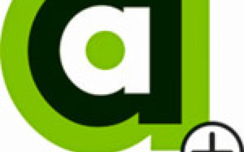 Das Logo des AppArtAward. Kleines "a", grün, schwarz und weiß umrandet, mit einem "Plus" an der rechten unteren Ecke.