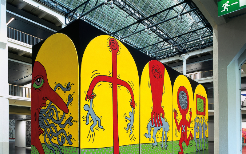 Ausstellungsansicht "Keith Haring: Heaven and Hell"