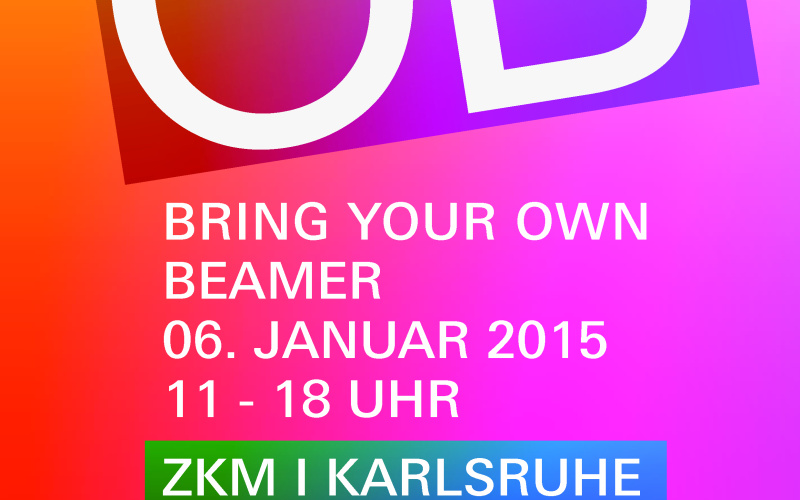  In colorful font is "Bring Your Own beamer" written.