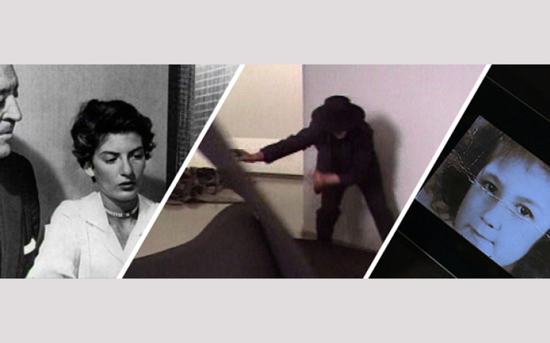 Drei unterschiedliche Bilder auf denen Teri Wehn Damisch zu sehen ist