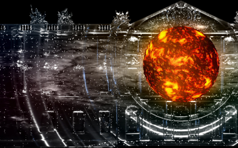Global Illumination mit Projection Mapping »The Evolution of Life«